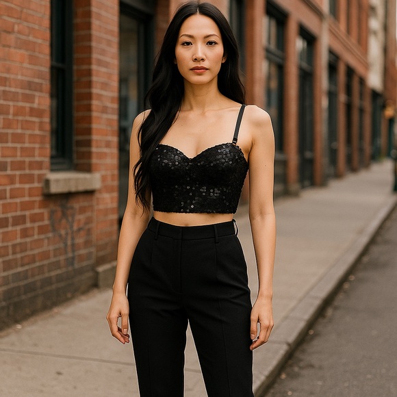 WET SEAL Sequins Bustier, size Small - Picture 10 of 10